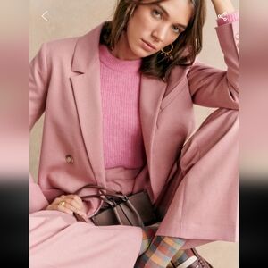 Sezane Michele Mottled Rosewood Jacket-Solidarity Creation